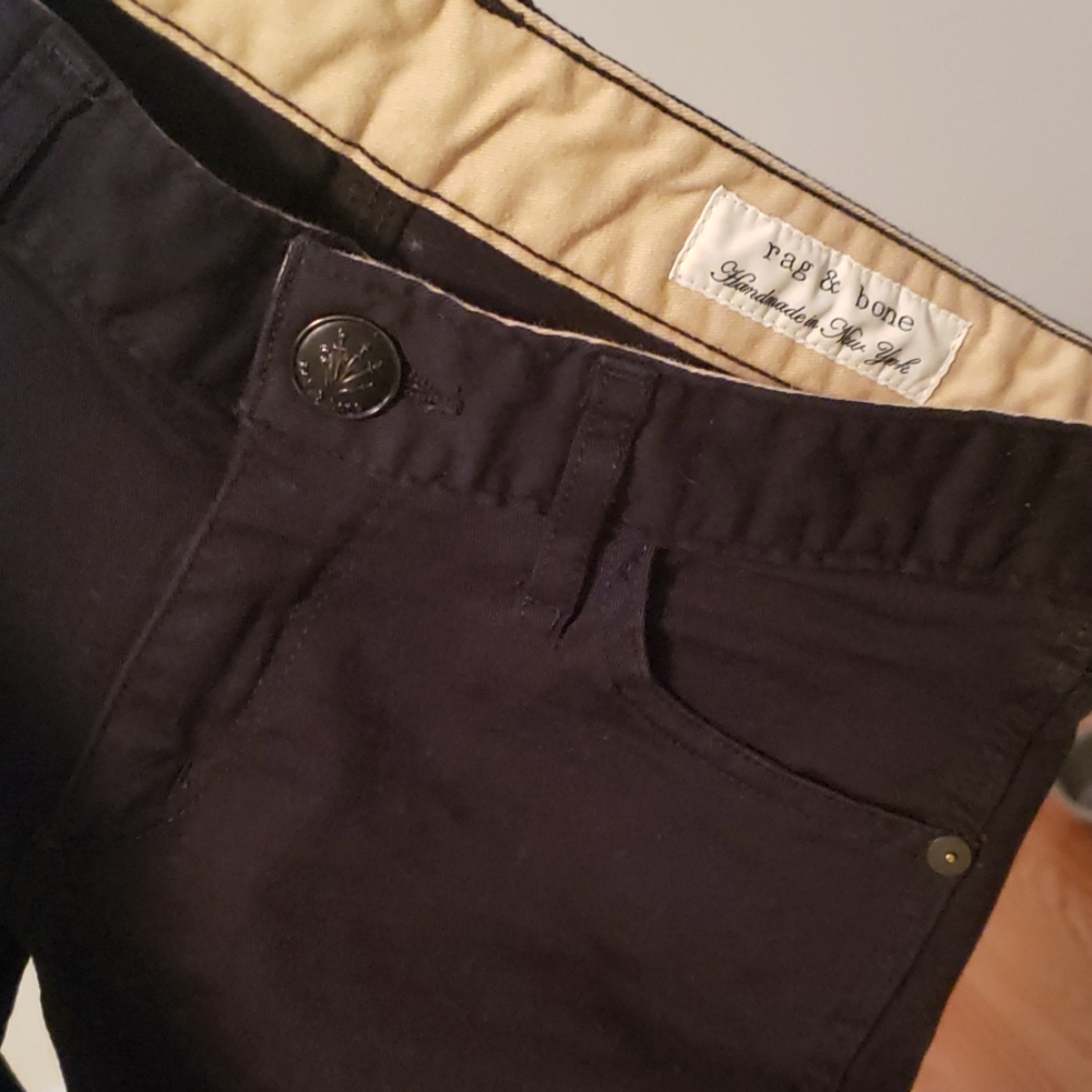 rag &  bone black pant.